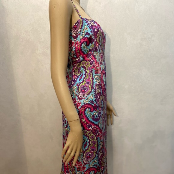 Beautiful multicoloured resort dress - Picture 4 of 9